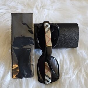 Burberry Black and Gold Sunglasses